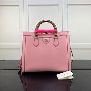 GUCCI DIANA MEDIUM TOTE BAG PINK 655658 SIZE 35 CM - 1