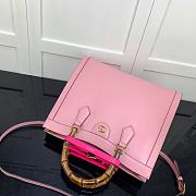 GUCCI DIANA MEDIUM TOTE BAG PINK 655658 SIZE 35 CM - 6