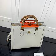 GUCCI DIANA MEDIUM TOTE BAG WHITE 655658 SIZE 35 CM - 6