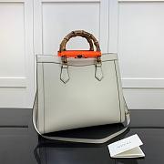 GUCCI DIANA MEDIUM TOTE BAG WHITE 655658 SIZE 35 CM - 5