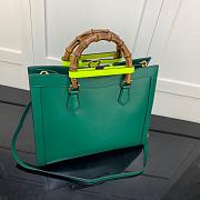 GUCCI DIANA MEDIUM TOTE BAG GREEN 655658 SIZE 35 CM - 2