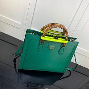 GUCCI DIANA MEDIUM TOTE BAG GREEN 655658 SIZE 35 CM - 4