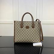 GUCCI GG SMALL TOTE BAG BEIGE 659983 SIZE 31 CM - 1