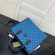 GUCCI GG SMALL TOTE BAG BLUE 659983 SIZE 31 CM - 4