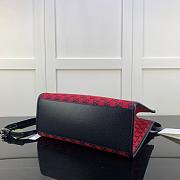 GUCCI GG SMALL TOTE BAG RED 659983 SIZE 31 CM - 5