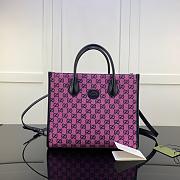 GUCCI GG SMALL TOTE BAG PINK 659983 SIZE 31 CM - 1