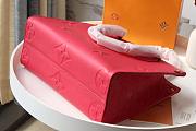 LOUIS VUITON ONTHEGO MM RED M45595 34CM - 4