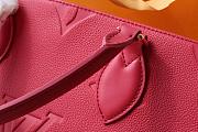 LOUIS VUITON ONTHEGO MM RED M45595 34CM - 6