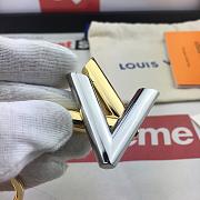 LV KEY RING SILVER M69187 - 5