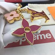 LV KEY RING RED M67119 - 5