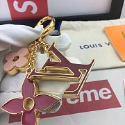 LV KEY RING RED M67119 - 4