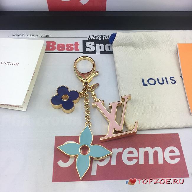 LV KEY RING BLUE M67119  - 1