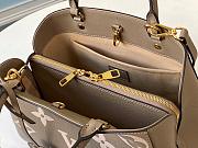 LV MONTAIGNE MM GRAY/CREAM M41048 SIZE 33 CM - 5
