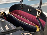 LV MONTAIGNE MM BLACK/BEIGE M45499 SIZE 33 CM - 6