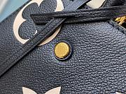 LV MONTAIGNE MM BLACK/BEIGE M45499 SIZE 33 CM - 4