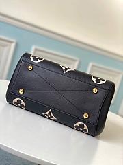 LV MONTAIGNE MM BLACK/BEIGE M45499 SIZE 33 CM - 2