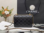 CHANEL WALLET ON CHAIN BLACK AP2289 SIZE 19.2 CM - 6