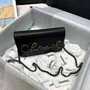 CHANEL WALLET ON CHAIN 2020 BLACK SIZE 19 CM - 3
