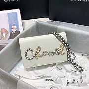 CHANEL WALLET ON CHAIN 2020 WHITE SIZE 19 CM - 4