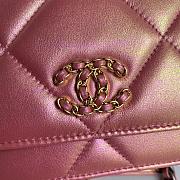 CHANEL 19 WALLET ON CHAIN 2021 PINK AP0957 SIZE 19 CM - 2