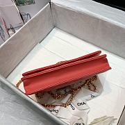CHANEL WALLET ON CHAIN WITH COLORED CRYSTAL PINK AP1943 SIZE 19 CM - 3