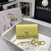 CHANEL WALLET ON CHAIN WITH COLORED CRYSTAL LEMON AP1943 SIZE 19 CM - 2