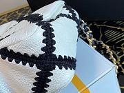 CHANEL 19 CROCHET BAG WHITE AS1160 SIZE 26 CM - 5