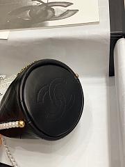 CHANEL SMALL DRAWSTRING BAG BLACK SIZE 19 CM - 4