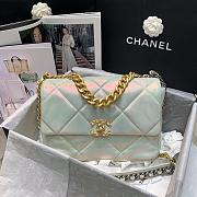 CHANEL 19 LARGE HANDBAG WHITE AS1611 SIZE 30 CM - 1