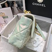 CHANEL 19 LARGE HANDBAG WHITE AS1611 SIZE 30 CM - 5