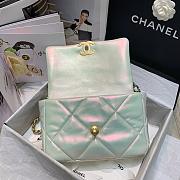 CHANEL 19 HANDBAG WHITE AS1160 SIZE 26 CM - 6