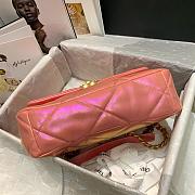 CHANEL 19 LARGE HANDBAG PINK AS1611 SIZE 30 CM - 6