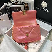 CHANEL 19 HANDBAG PINK AS1160 SIZE 26 CM - 6