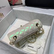 CHANEL SMALL CLASSIC IRIDESCENT HANDBAG - 5