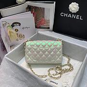 CHANEL SMALL CLASSIC IRIDESCENT HANDBAG - 4