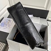 CHANEL SHOPPING BAG BLACK AS6611 SIZE 35 CM - 4