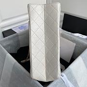 CHANEL SHOPPING BAG WHITE AS6611 SIZE 35 CM - 6