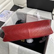 CHANEL SHOPPING BAG GARNET AS6611 SIZE 35 CM - 4