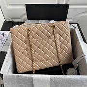 CHANEL SHOPPING BAG BEIGE AS6611 SIZE 35 CM - 3
