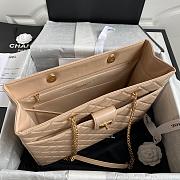 CHANEL SHOPPING BAG BEIGE AS6611 SIZE 35 CM - 2