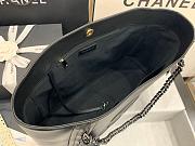CHANEL ORIGINAL LEATHER SHOPPING BAG BLACK AS8473 SIZE 42 CM - 3