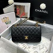 CHANEL BLACK STRAP INTO STRAP BAG AS2229 SIZE 25 CM - 1