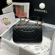 CHANEL BLACK STRAP INTO STRAP BAG AS2229 SIZE 25 CM - 4