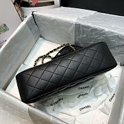 CHANEL BLACK STRAP INTO STRAP BAG AS2229 SIZE 25 CM - 5