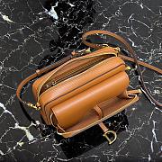 DIOR SADDLE DOUBLE POUCH BROWN M900 SIZE 19 CM - 2