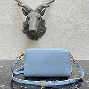 DIOR SADDLE DOUBLE POUCH BABY BLUE M900 SIZE 19 CM - 5