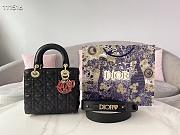 DIOR AMOUR MY ABCDIOR LADY BAG BLACK M0538 SIZE 20 CM - 1