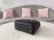DIOR AMOUR MY ABCDIOR LADY BAG BLACK M0538 SIZE 20 CM - 3