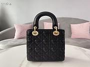 DIOR AMOUR MY ABCDIOR LADY BAG BLACK M0538 SIZE 20 CM - 4