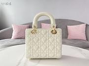 DIOR AMOUR MY ABCDIOR LADY BAG WHITE M0538 SIZE 20 CM - 6